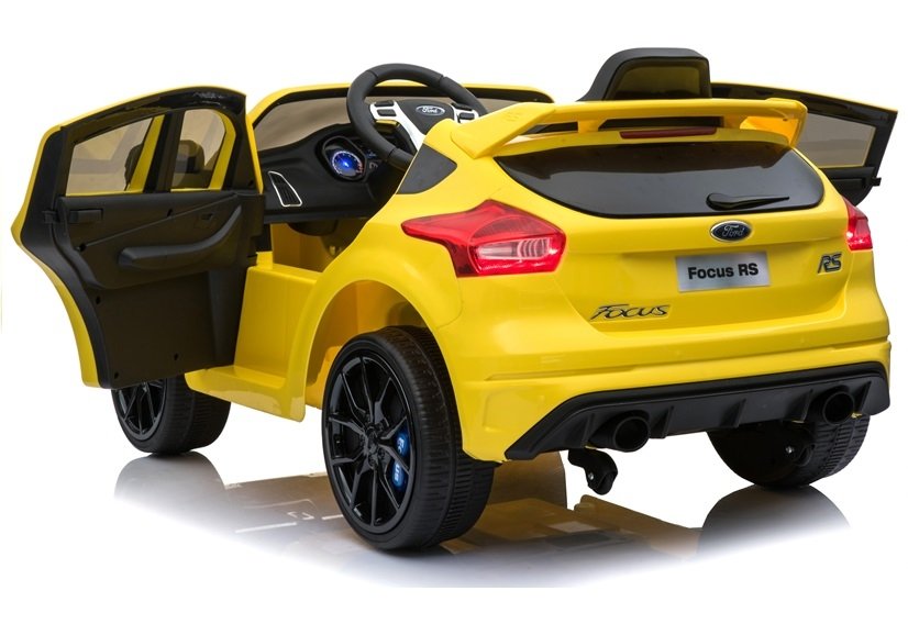 Bērnu elektroauto Ford Focus RS Yellow