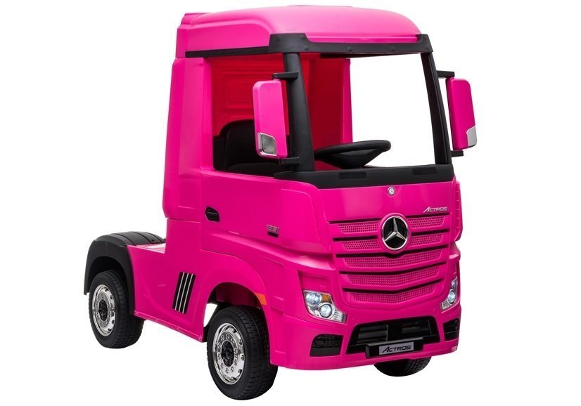 Bērnu elektroauto Mercedes Actros Pink