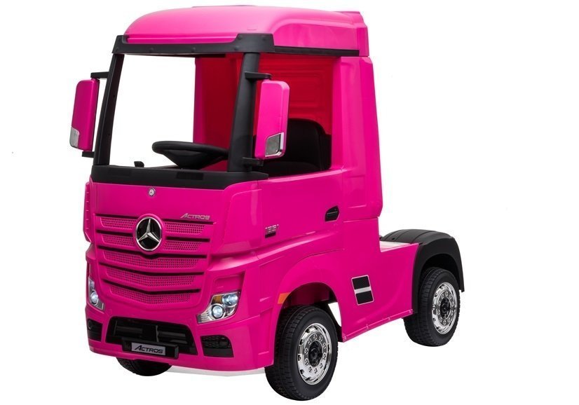 Bērnu elektroauto Mercedes Actros Pink