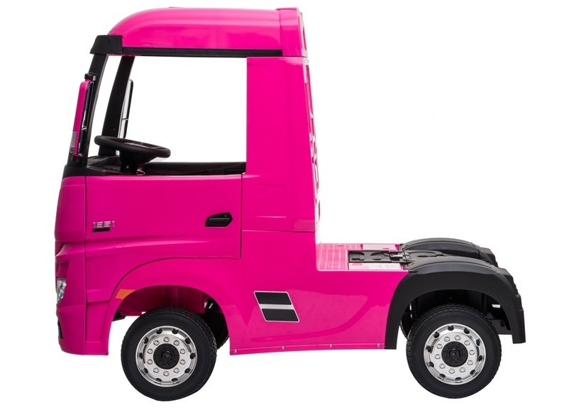 Bērnu elektroauto Mercedes Actros Pink