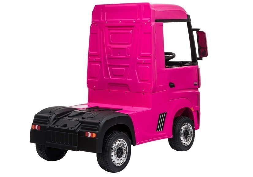 Bērnu elektroauto Mercedes Actros Pink