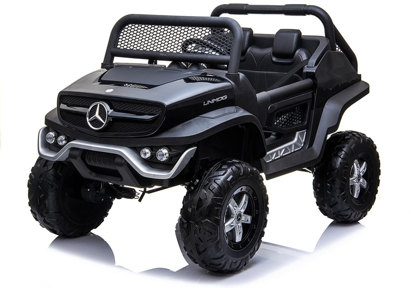 Bērnu elektroauto Mercedes Unimog Black