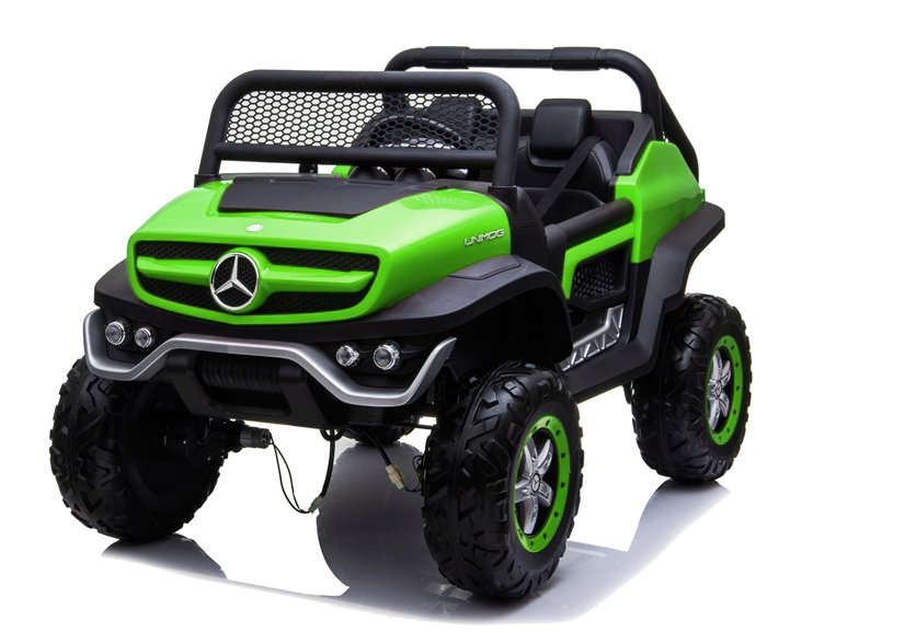 Bērnu elektroauto Mercedes Unimog Green