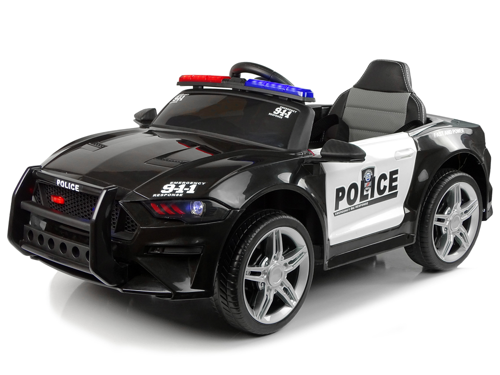 Bērnu elektroauto Police BBH0007 Black