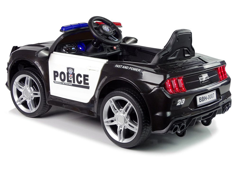 Bērnu elektroauto Police BBH0007 Black