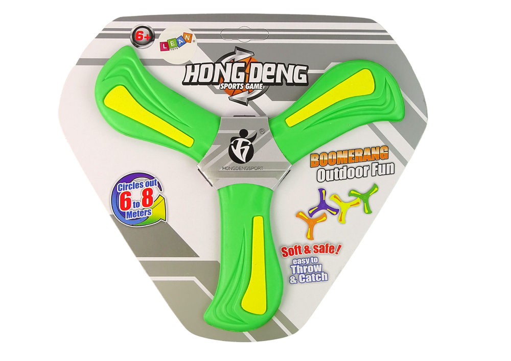 Boomerang Flying Disc Thrower Green For Kids