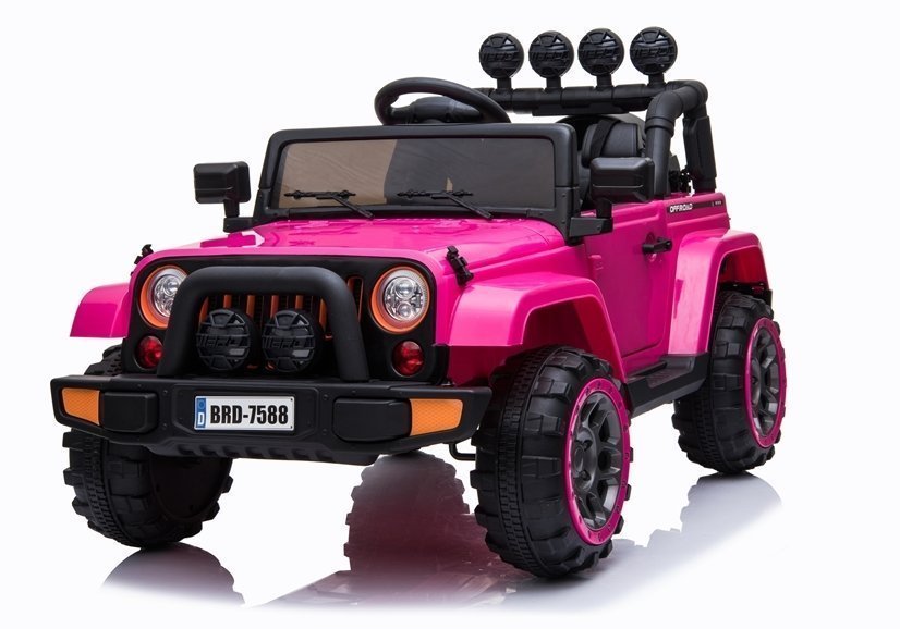 Vienvietīgs elektromobilis BRD-7588 Pink