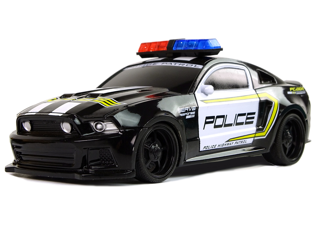 Cars R/C Police Pursuit Patrol Yellow Sports Car Pilots