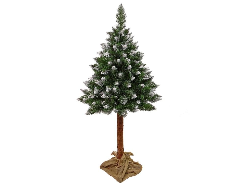 Christmas Tree Diamond Pine 3D on a trunk 180 cm Snow Glitter