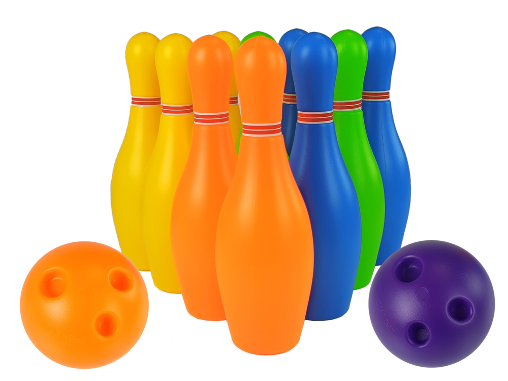 Colourful 10 Piece Bowling Set