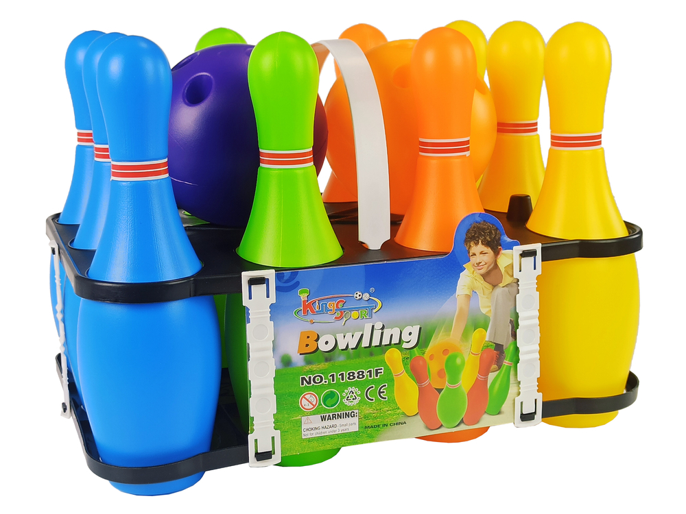 Colourful 10 Piece Bowling Set