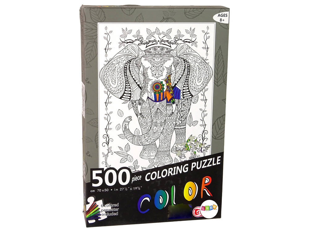 Colours Puzzle 500 Elephant