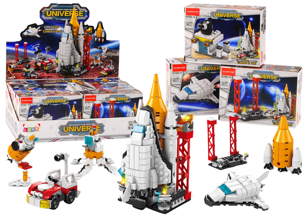 Construction Blocks Space Space Vehicle Rocket MIX