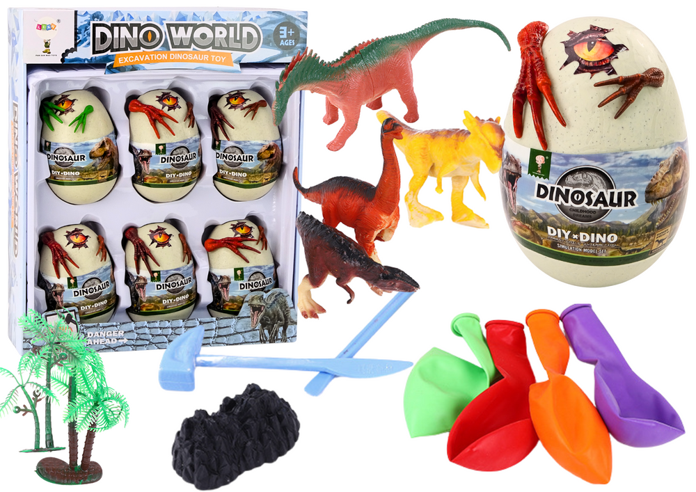 Creative Archaeological Set Ice Eggs With Dinosaurs