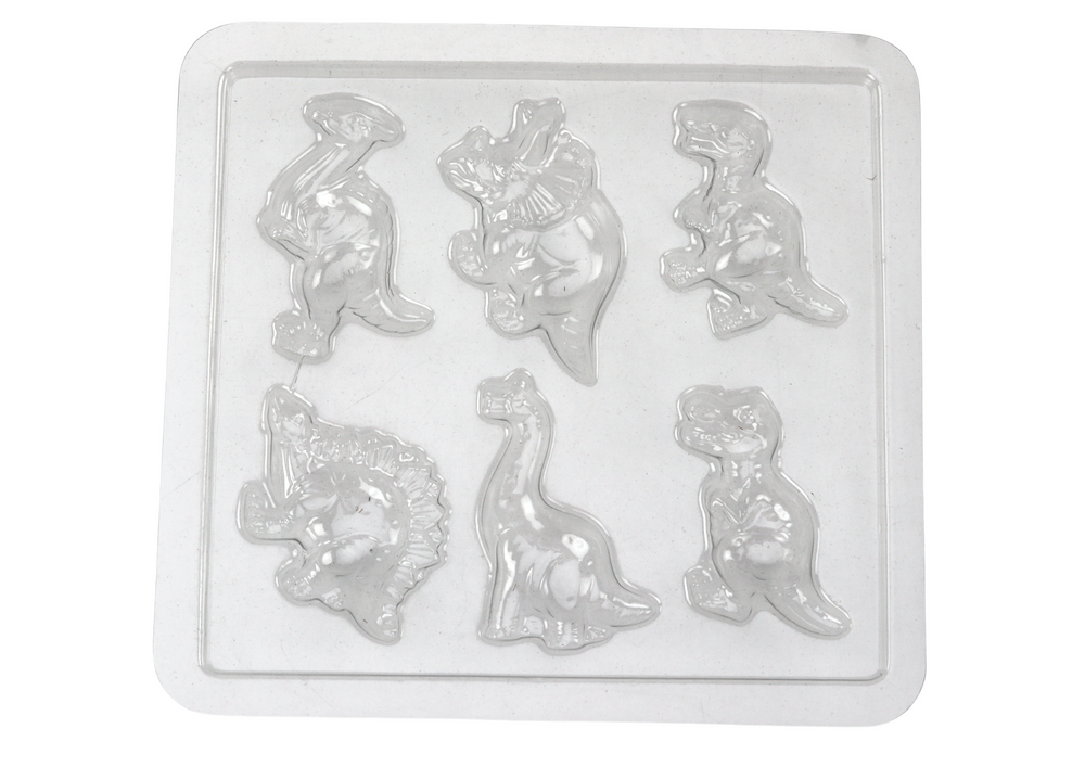 Creative DIY Set of Plaster Magnets Dinosaurs