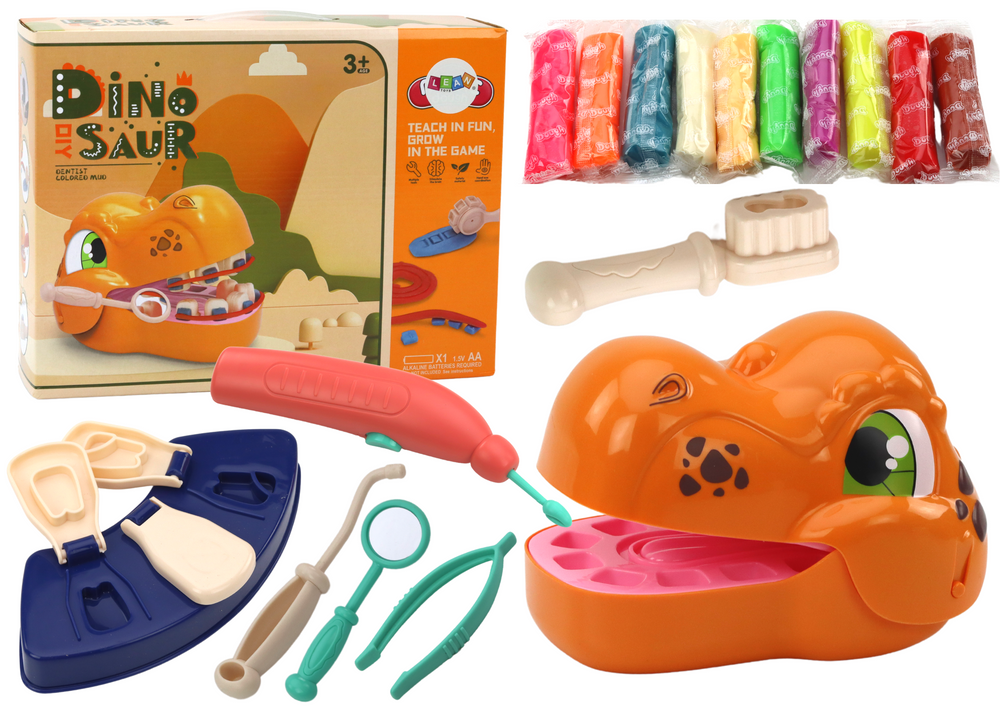 Creative Set Dinosaur Dentist Playdough Accessories