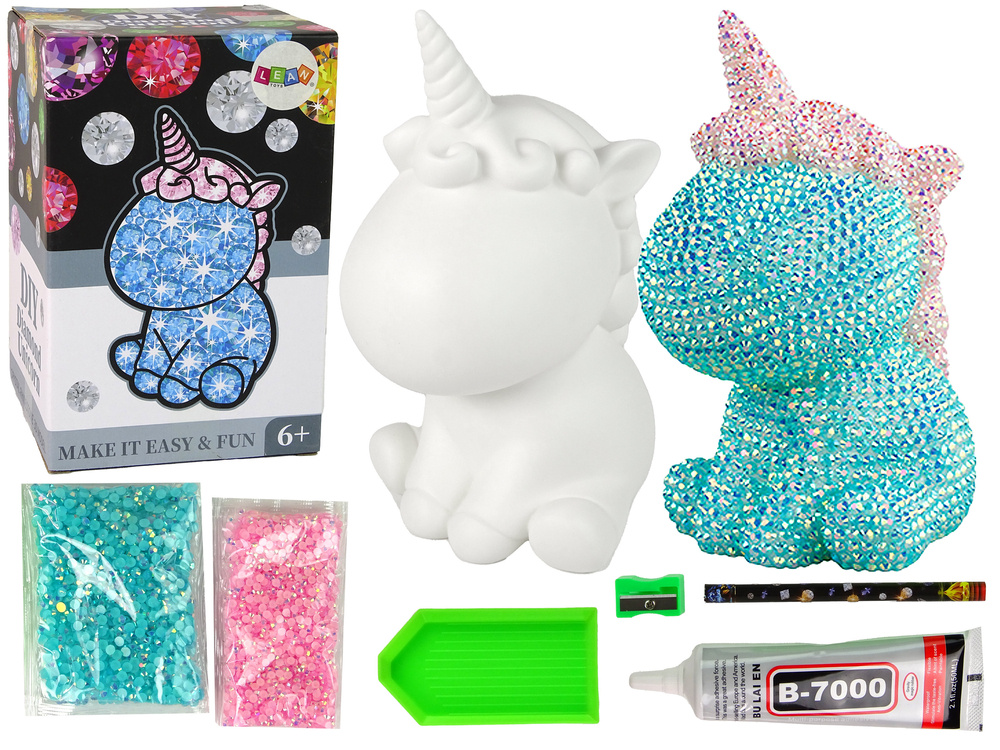 Creative Unicorn Kit DIY Diamonds Crystals Blue