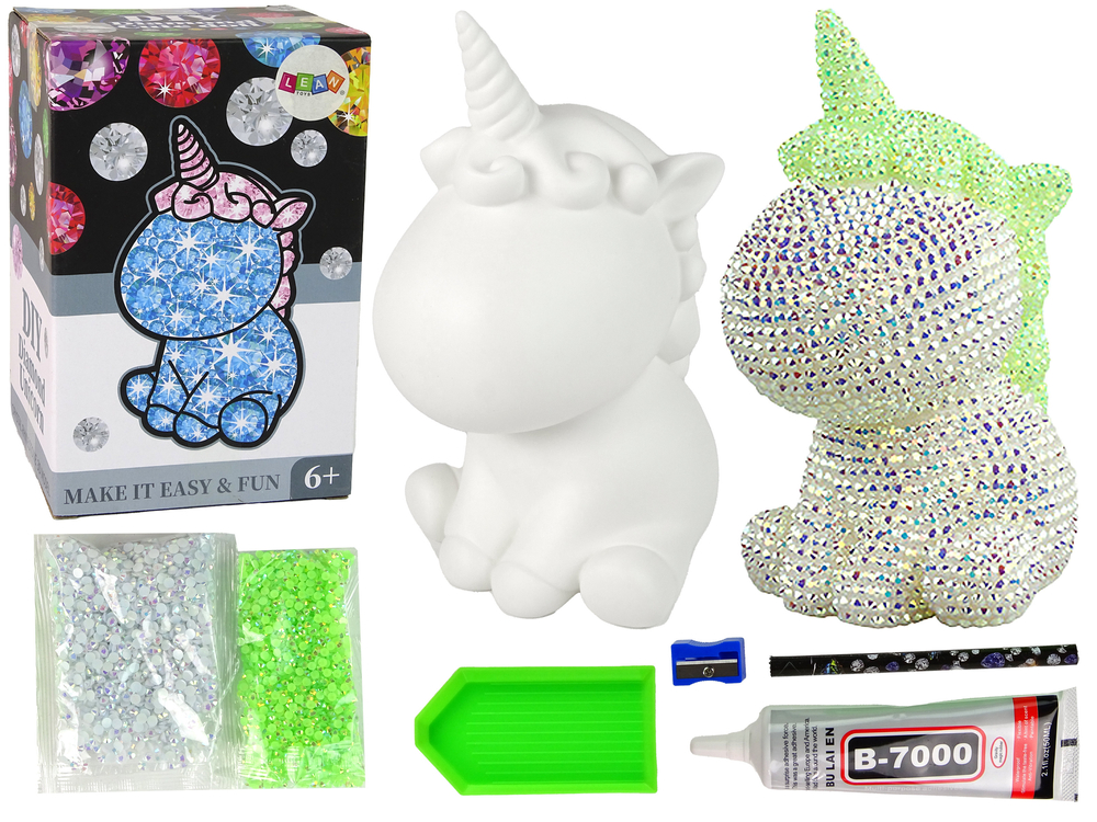 Creative Unicorn Kit DIY Diamonds Crystals Green