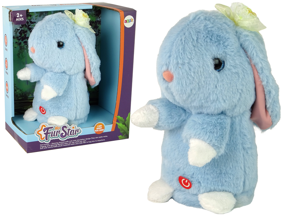 Dancing Rabbit Repeating Sounds Music Blue