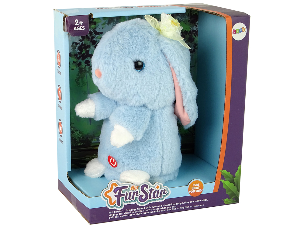 Dancing Rabbit Repeating Sounds Music Blue