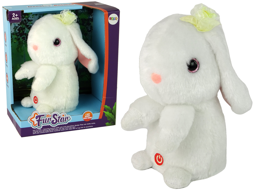 Dancing Rabbit Repeating Sounds Music White