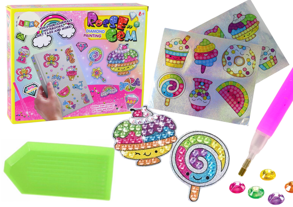 Diamond Sticker Set DIY Sweets Colorful Stickers