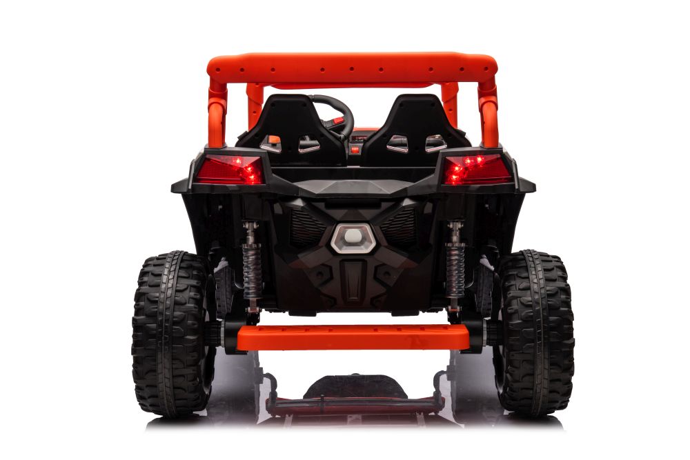 Divvietīgs bērnu elektromobilis Bagijs NEL-913 4x4 24V Orange