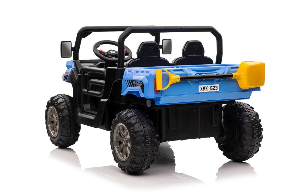 Divvietīgs bērnu elektromobilis Bagijs XMX 623 4x4 Blue