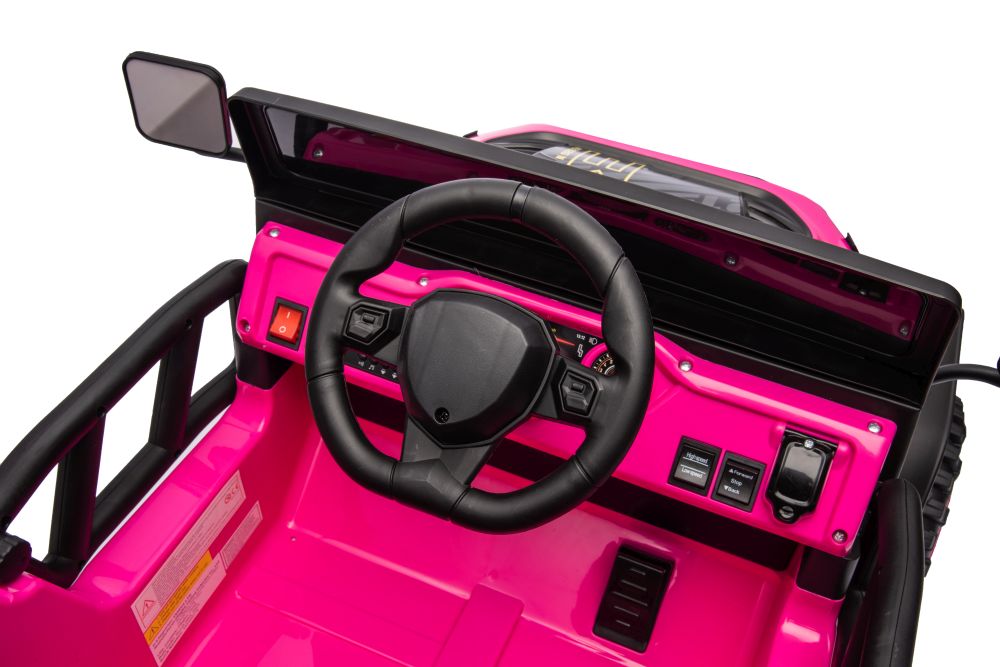 Divvietīgs bērnu elektromobilis Bagijs YSA8813 24V Pink