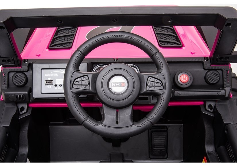 Divvietīgs bērnu elektromobilis BBH-016 Rose