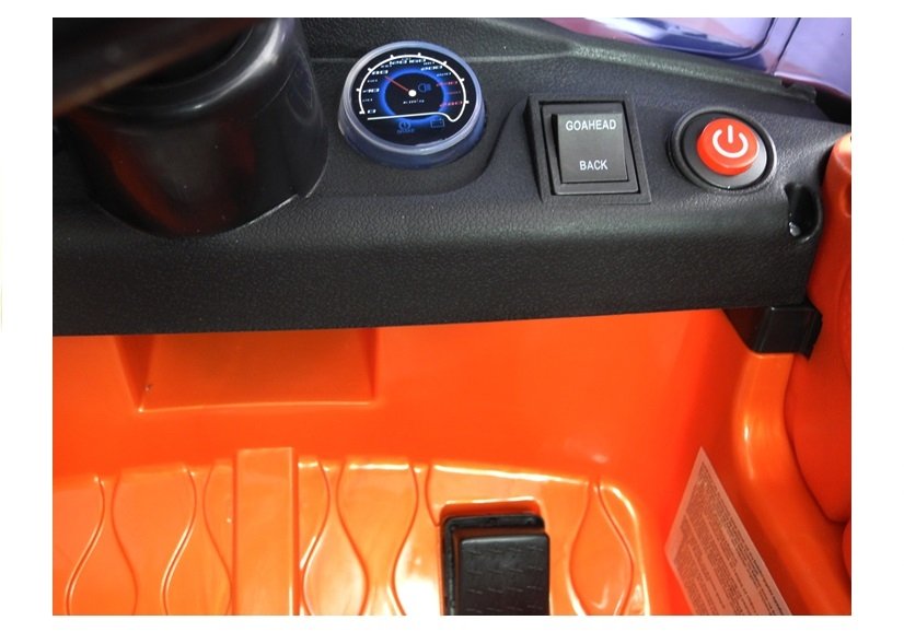 Divvietīgs bērnu elektromobilis HL1638 Orange