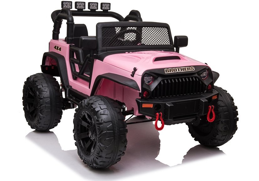 Двухместный детский электромобиль Jeep JC666 Rose