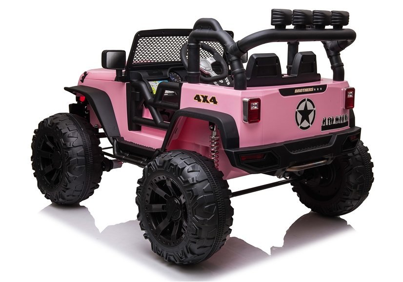 Двухместный детский электромобиль Jeep JC666 Rose