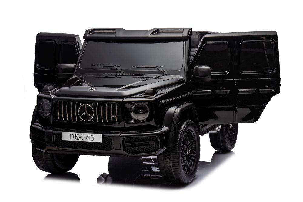 Divvietīgs bērnu elektromobilis Mercedes G63 XXL 4x4 Black