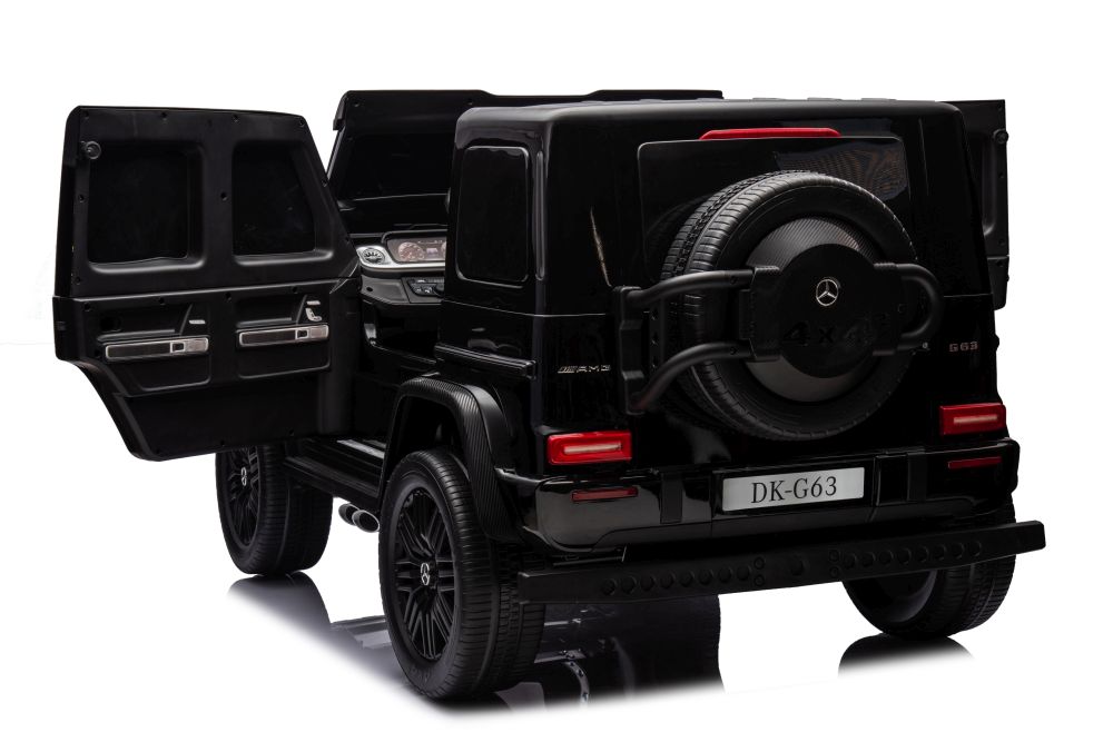 Divvietīgs bērnu elektromobilis Mercedes G63 XXL 4x4 Black