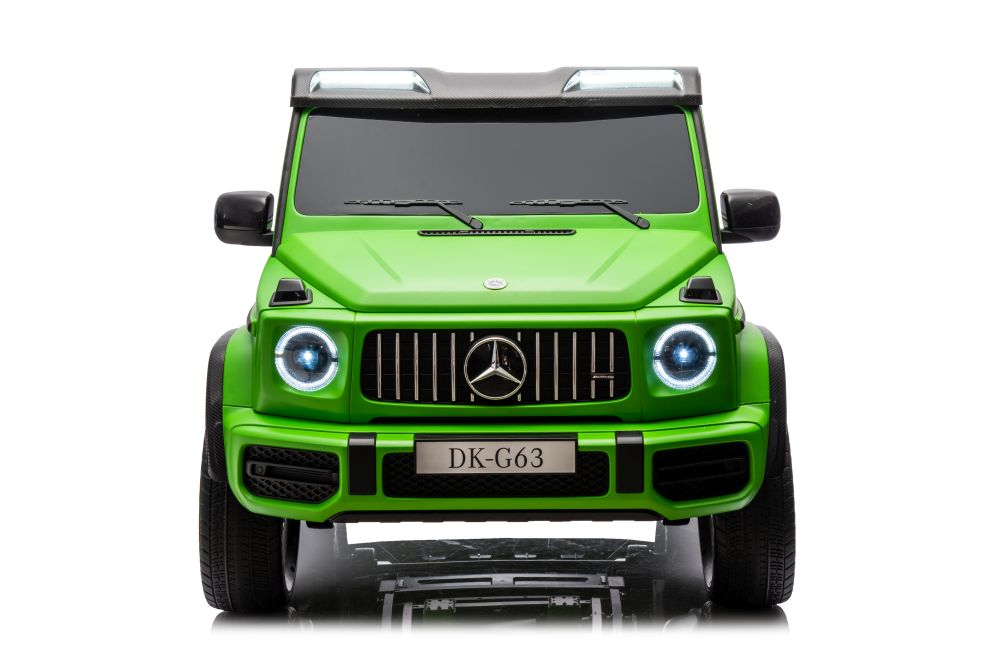 Divvietīgs bērnu elektromobilis Mercedes G63 XXL 4x4 Green Painted