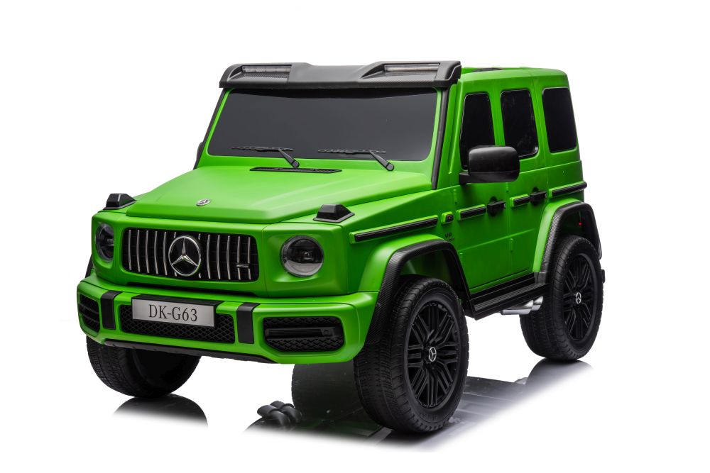 Divvietīgs bērnu elektromobilis Mercedes G63 XXL 4x4 Green Painted