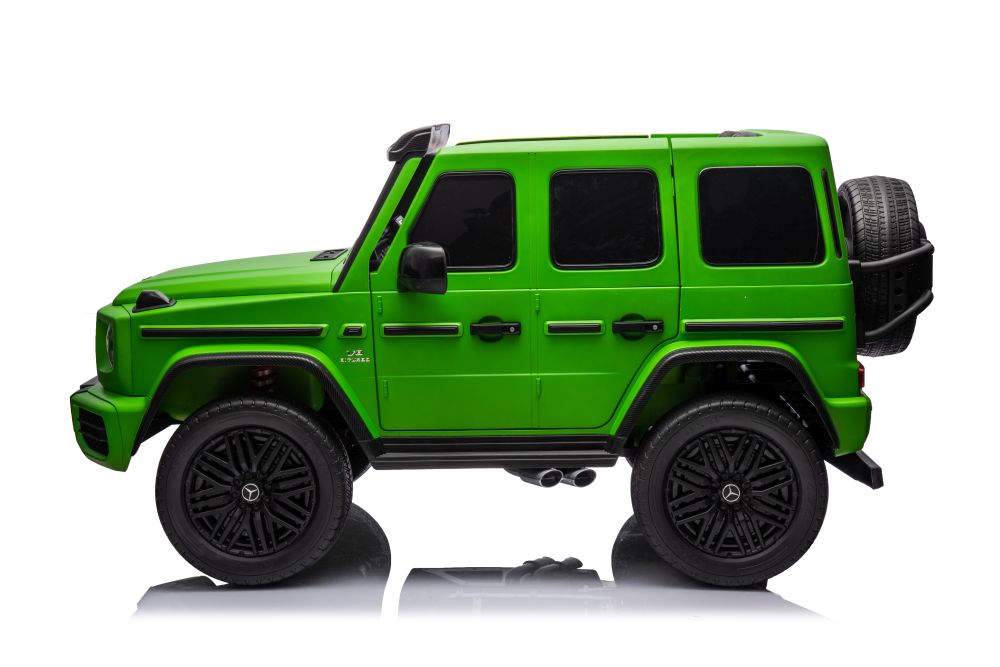 Divvietīgs bērnu elektromobilis Mercedes G63 XXL 4x4 Green Painted