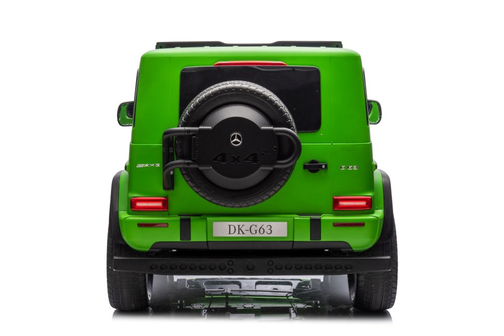 Divvietīgs bērnu elektromobilis Mercedes G63 XXL 4x4 Green Painted