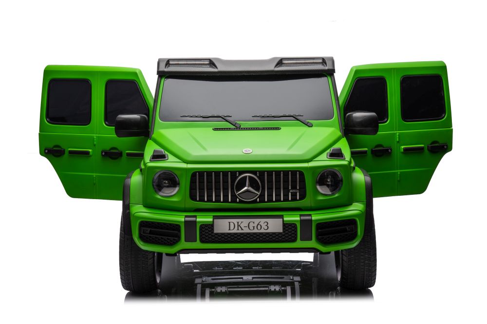 Divvietīgs bērnu elektromobilis Mercedes G63 XXL 4x4 Green Painted