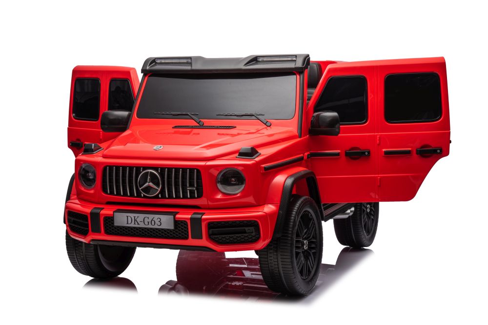 Divvietīgs bērnu elektromobilis Mercedes G63 XXL 4x4 Red