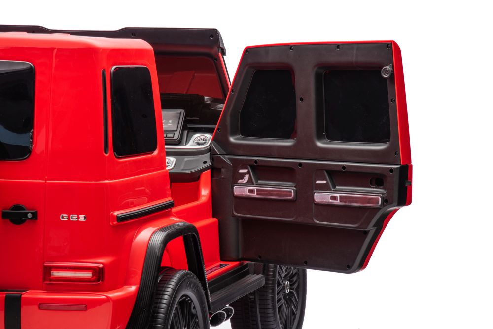 Divvietīgs bērnu elektromobilis Mercedes G63 XXL 4x4 Red