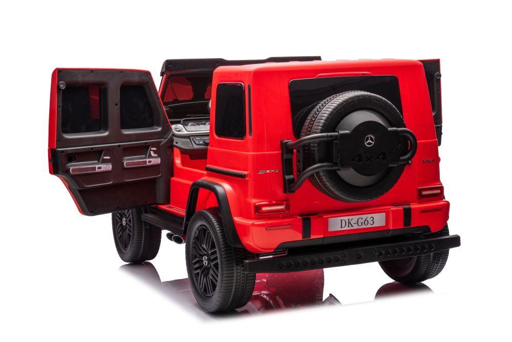 Divvietīgs bērnu elektromobilis Mercedes G63 XXL 4x4 Red