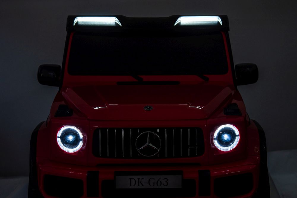 Divvietīgs bērnu elektromobilis Mercedes G63 XXL 4x4 Red