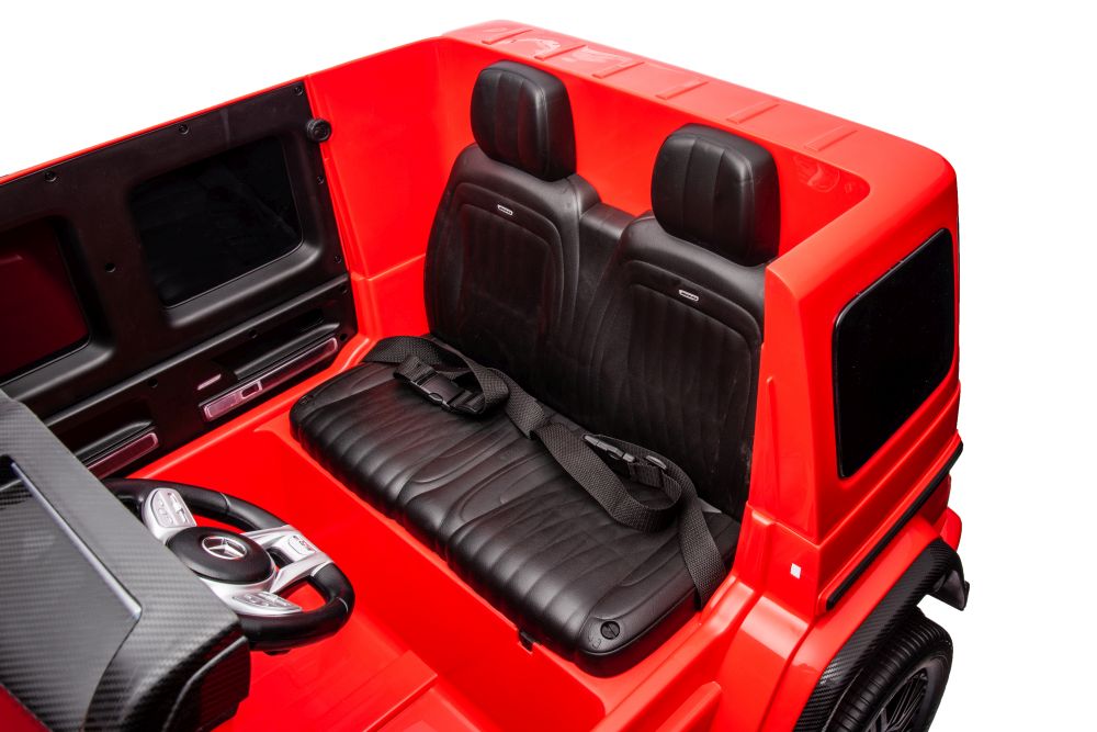 Divvietīgs bērnu elektromobilis Mercedes G63 XXL 4x4 Red