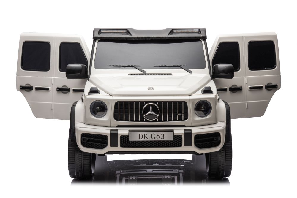 Divvietīgs bērnu elektromobilis Mercedes G63 XXL 4x4 White