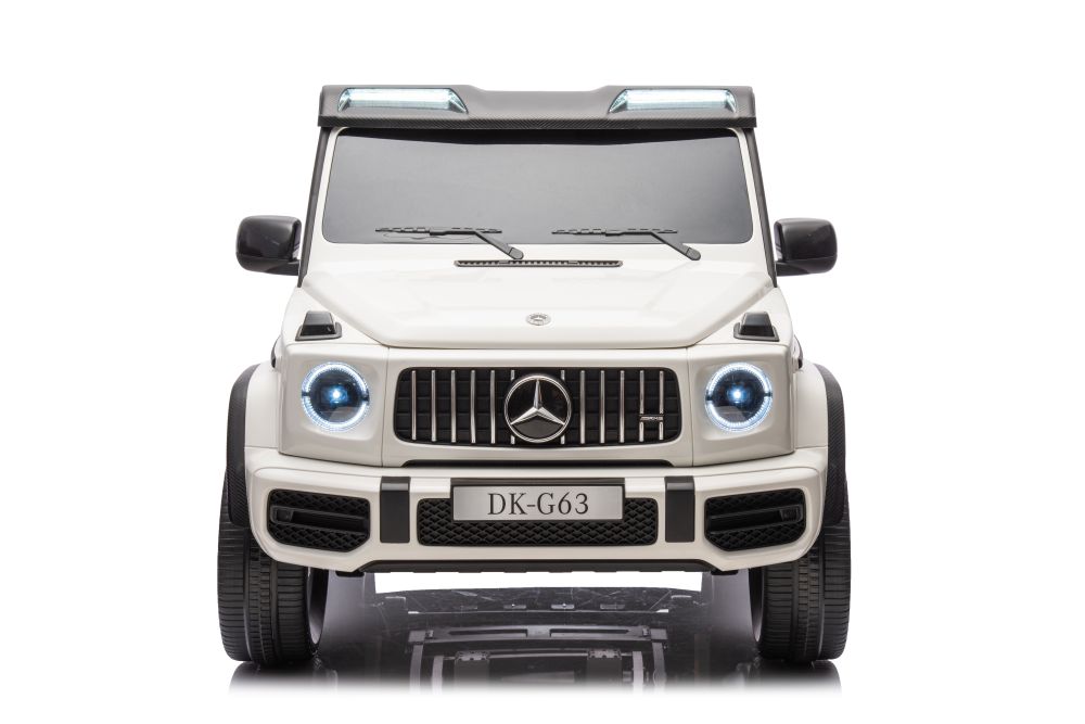 Divvietīgs bērnu elektromobilis Mercedes G63 XXL 4x4 White