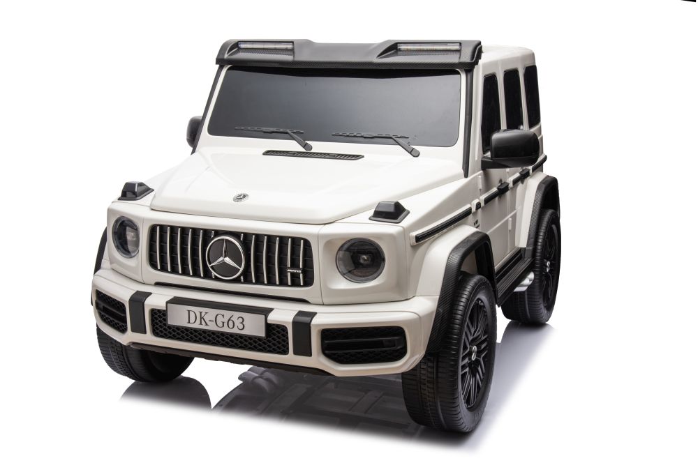 Divvietīgs bērnu elektromobilis Mercedes G63 XXL 4x4 White