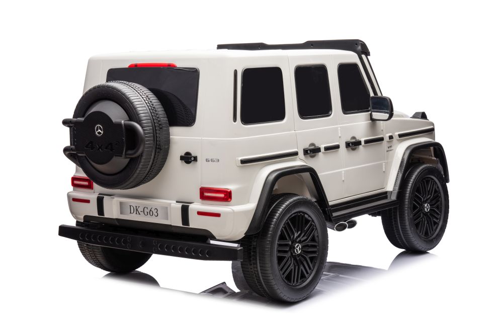 Divvietīgs bērnu elektromobilis Mercedes G63 XXL 4x4 White