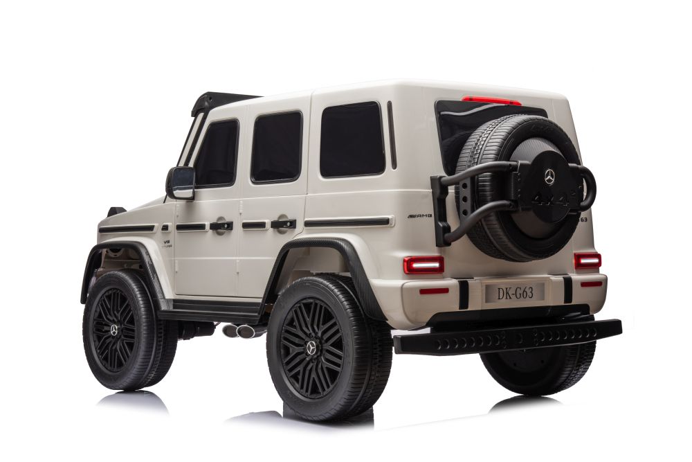 Divvietīgs bērnu elektromobilis Mercedes G63 XXL 4x4 White